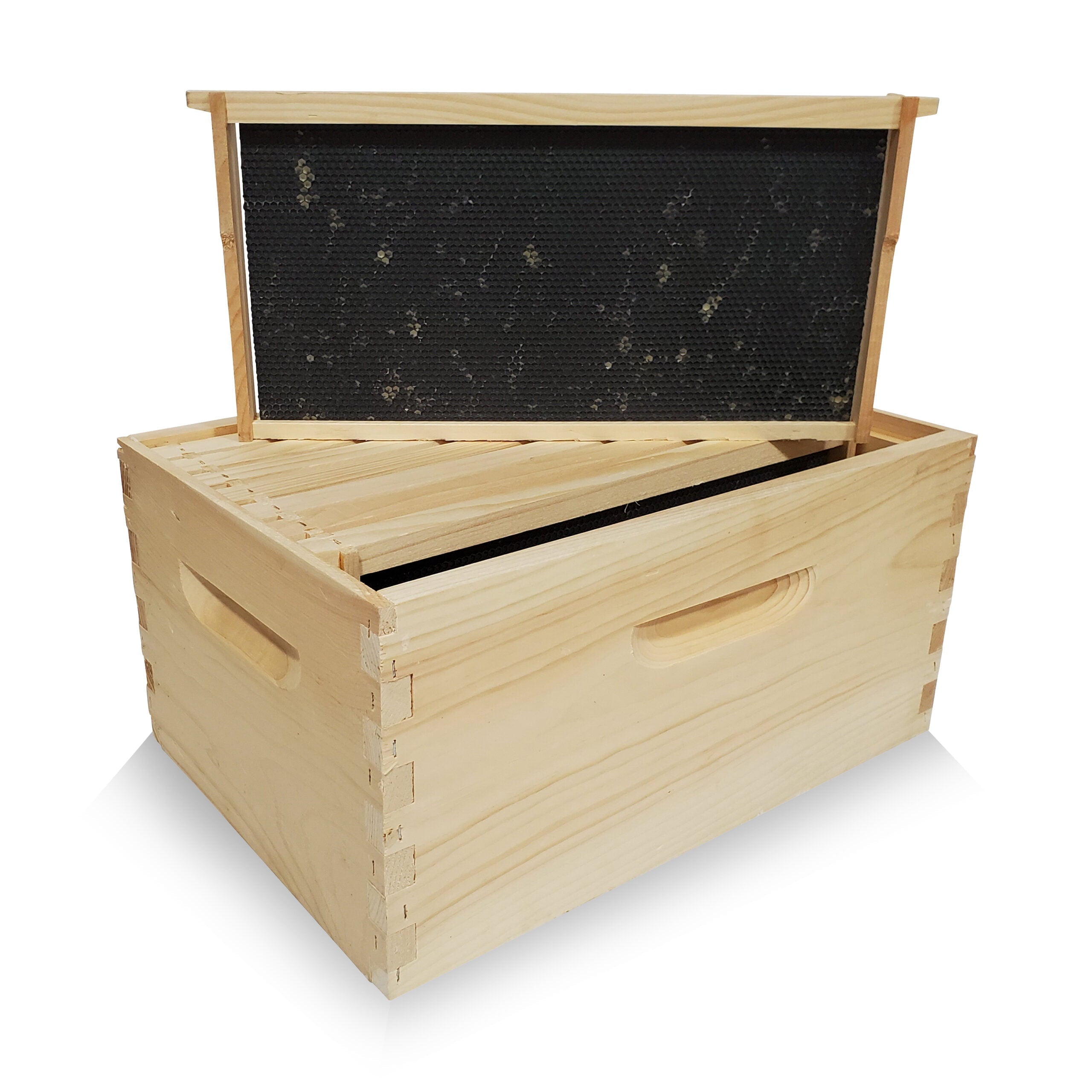 Assembled Deep bee Hive Body with Frames - 8 Frame for beekeeping