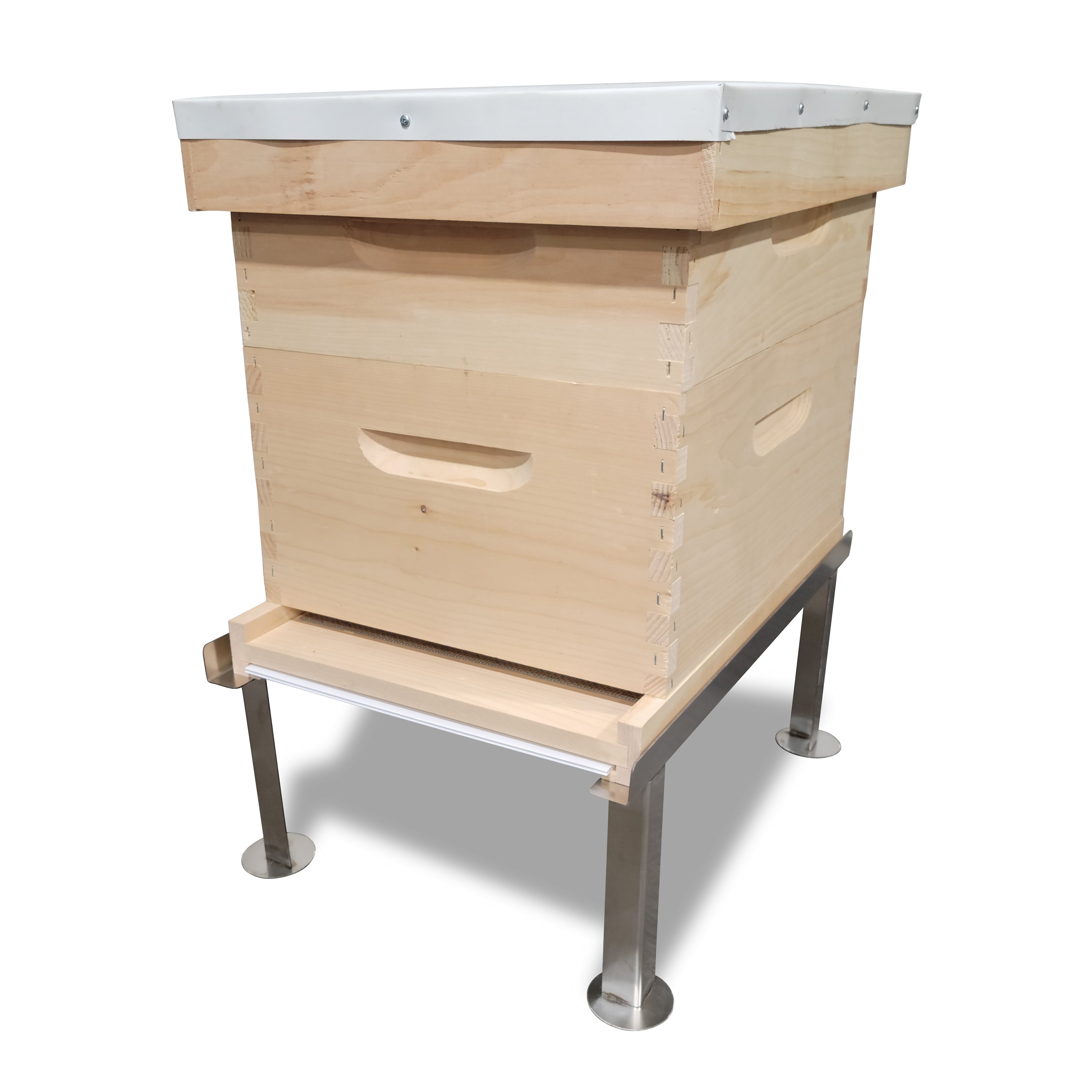 Stainless Steel Hive Stand - 8 or 10 Frame for beekeeping