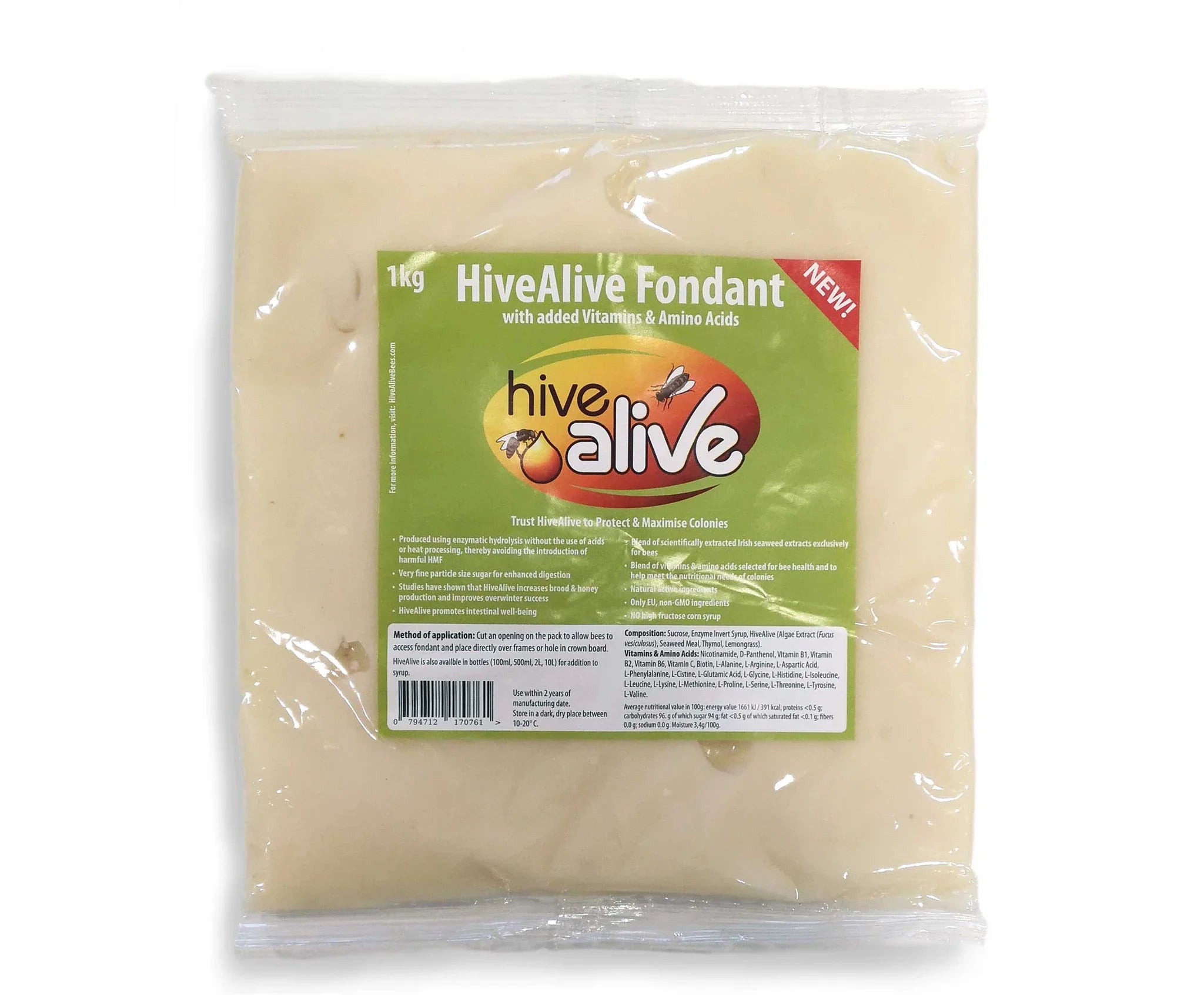 Hive Alive Fondant Patty - Winter Feed